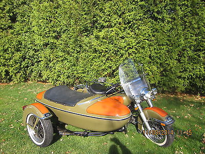 Harley-Davidson : Touring 1981 harley davidson heritage edition limited production of 774 100 w sidecar