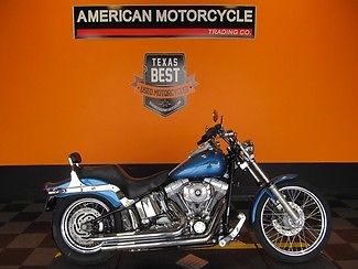 Harley-Davidson : Softail 2005 used blue harley davidson softail standard fxst cruiser motorcycle loaded