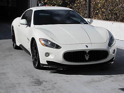 Maserati : Gran Turismo in White with only 9,375 miles! 2011 maserati granturismo white low miles coupe