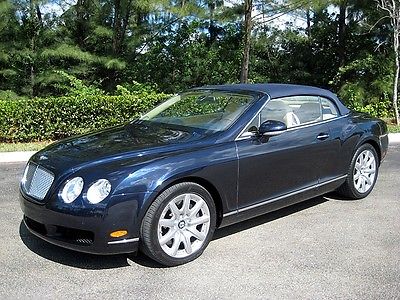 Bentley : Continental GT GTC Dark Sapphire . We Finance . $999 month . 1 Owner . Florida . Carfax
