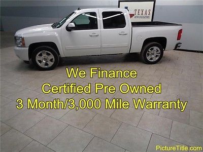 Chevrolet : Silverado 1500 LTZ Crew Cab 2WD 11 chevy 1500 ltz 2 wd crew leather gps navi sunroof warranty we finance texas