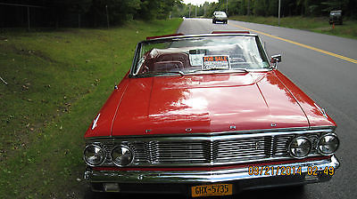 Ford : Galaxie 2 door Red 1964 Ford Galaxy 500 XL Convertible.