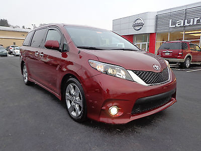 Toyota : Sienna SE V6 FWD Salsa Red Paint Sunroof 2013 toyota sienna se 3.5 l v 6 power moonroof 1 owner carfax salsa red video fwd