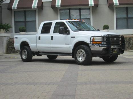 Ford : F-350 1-OWNER TX 2001 ford f 250 f 350 lariat 7.3 l diesel 4 x 4 crew cab 1 ton short bed serviced wow