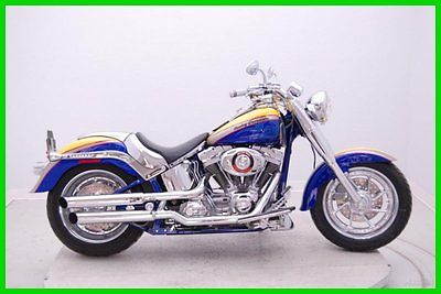 Harley-Davidson : Other 2006 harley davidson fat boy flstfse l 3808 b blue and yellow