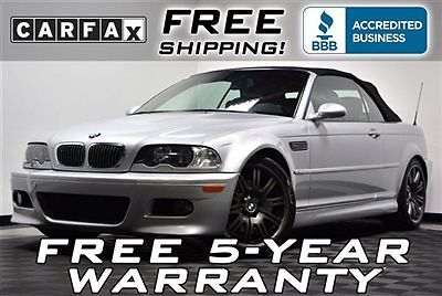 BMW : 3-Series M3 SMG Convertible Low Miles SMG Convertible Free Shipping 5 Year Warranty Loaded 19inch Wheels