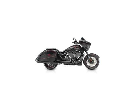 2015 Victory Cross Country Suede Black with Red Pinstripes
