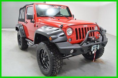 Jeep : Wrangler Sport Route 66 / Converted SUV 3.6L V6 Cyl 4X4 EASY FINANCING!! New Lifted 2014 Jeep Wrangler 4WD Sport Soft Top Uconnect mp3