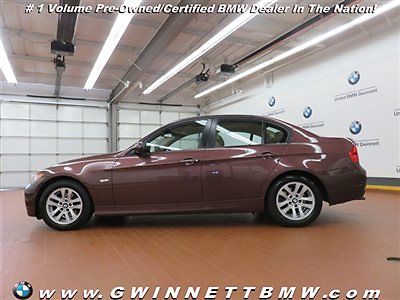 BMW : 3-Series 325i 325 i 3 series 4 dr sedan automatic gasoline 3.0 l straight 6 cyl barrique red met