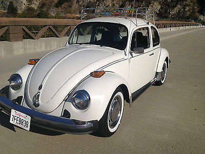 Volkswagen : Beetle - Classic 2 door coupe 1974 volks wagon beetle classic california restored bug runs great economical