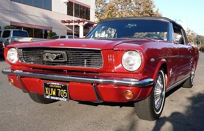 Ford : Mustang Convertible Exquisite example of the iconic 1966 Mustang Convertible