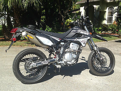 Kawasaki : KLX 2009 klx 250 sf dual sport with big bore 300 cc kit 1900 miles as new