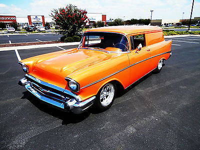 Chevrolet : Bel Air/150/210 YES 1957 chevy sedan delivery 383 auto air custom classic street hot rod show winner
