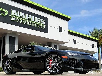 Lexus : Other Base Coupe 2-Door 2012 lexus lfa obsidian black red stitching red calipers 65 miles 449 of 500