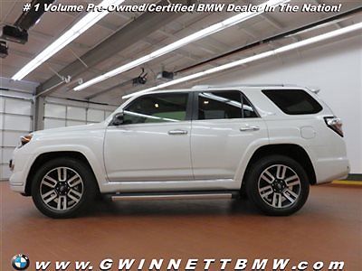 Toyota : 4Runner RWD 4dr V6 Limited RWD 4dr V6 Limited Low Miles SUV Unspecified Gasoline 4.0L V6 Cyl Blizzard Pearl