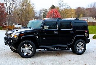 Hummer : H2 Base Sport Utility 4-Door WATCH VIDEO OF THIS HUMMER 4X4 HEATED LEATHER FREE NATIONAL WARRANTY PWR SUN RF