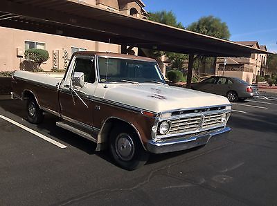 Ford : F-100 XLT 1973 ford f 100 ranger xlt pickup 390 automatic power disc brakes a c