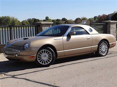 Ford : Thunderbird 2dr Convertible 50th Anniversary 2005 ford thunderbird convertible only 438 miles 50 th anniversary ed 1 owner