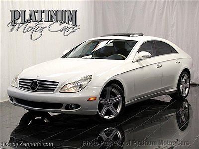 Mercedes-Benz : CLS-Class CLS500 4dr Coupe 5.0L Mercedes Benz CLS 500 - Alabaster White - One Owner - Clean Carfax - 73000 Miles