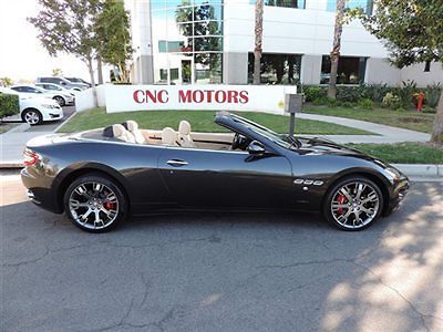 Maserati : Gran Turismo 2dr 2012 maserati granturismo convertible low miles gray metallic exterior