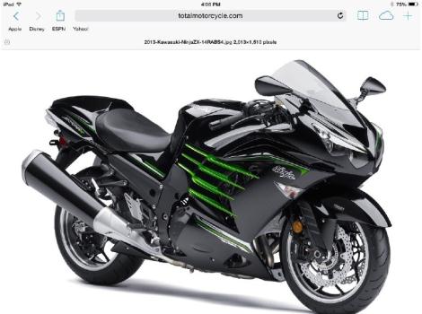 2012 Kawasaki Ninja ZX-14R ABS