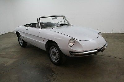 Alfa Romeo : Other Duetto 1967 alfa romeo duetto white soft top frame excellent original car waiting
