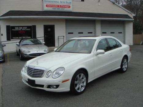 2008 MERCEDES E350 WHITE 4MATIC with 56K Miles Only!