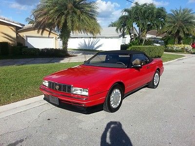 Cadillac : Allante 2 Dr STD Convertible 1993 cadillac allante one owner only 43 k miles collectors item