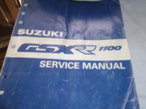 repair book gsxr 1100