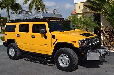 Hummer : H2 Custom 2003 hummer h 2 15 k miles one owner custom air suspension leather 4 x 4 offroad