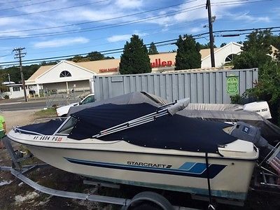 1983 17' StarCraft Bowrider with 115 HP Evinrude Outboard, w/trailer and covers