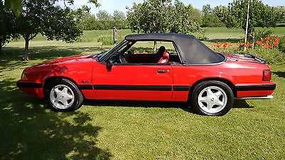 Ford : Mustang LX 1991 ford mustang lx convertible 2 door 5.0 l