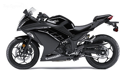 Kawasaki : Ninja 2014 kawasaki ninja 300 black