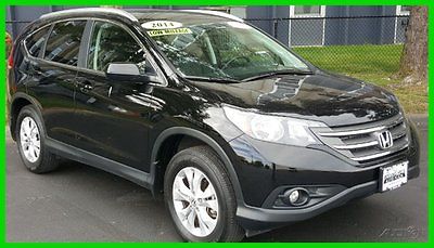 Honda : CR-V EX-L 4WD Leather Heated Seats Moon-roof Very Nice! 2014 ex l used 2.4 l i 4 16 v auto 4 wd black leather roof awd suv one owner