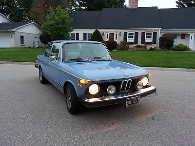 BMW : 2002 1976 bmw 2002 solid engine pastel blau sedan