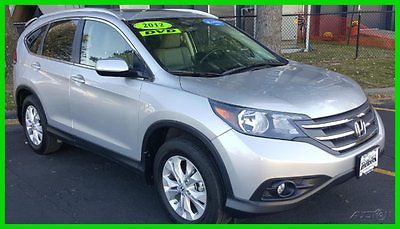 Honda : CR-V EX-L 4WD Leather Heated Seats Moon-roof Rear DVD 2012 ex l used 2.4 l i 4 16 v auto silver 4 wd leather roof back up camera awd suv