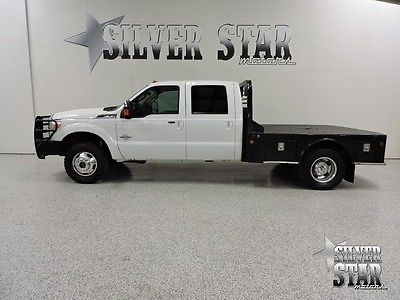 Ford : F-350 Lariat 4WD Powerstroke FlatBed 2012 f 350 lariat 4 wd drw powerstroke loaded crewcab cm flatbed xnice 1 txowner