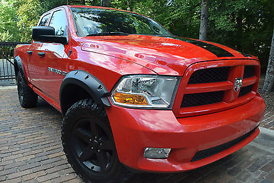 Ram : 1500 4WD 4 DOOR   ST-EDTION 2012 ram 1500 st extended cab pickup 4 door 5.7 l 4 wd 20 tow package flares
