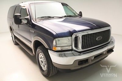 Ford : Excursion Limited 4x4 2002 leather heated reverse sensing v 8 diesel used preowned 255 k miles
