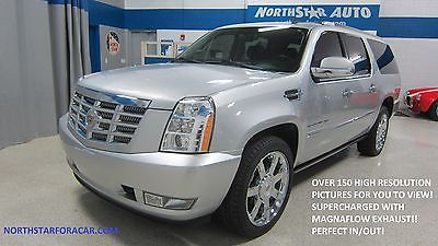 Cadillac : Escalade ESV NAVI BOSE DVD HEATED/COOLED BLIND ZONE ALERT ESV LUXURY EDITION MAGNUSON SUPERCHARGED INTERCOOLED MAGNAFLOW EXHAUST  PERFECT!