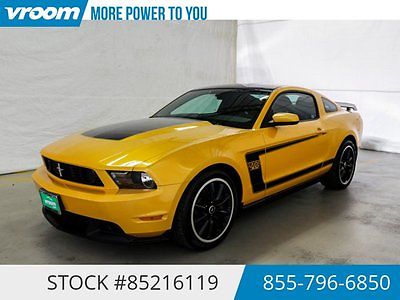 Ford : Mustang Boss 302 Certified 2012 9K MILES 1 OWNER MANUAL 2012 ford mustang 9 k miles manual cruise am fm cd player 1 owner cln carfax