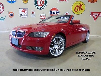 BMW : 3-Series 335i Convertible 6 SPD,PWR HARD TOP,HTD LTH,49K,WE FINANCE! 09 335 i convertible 6 spd trans pwr hard top htd lth 18 in whls 49 k we finance