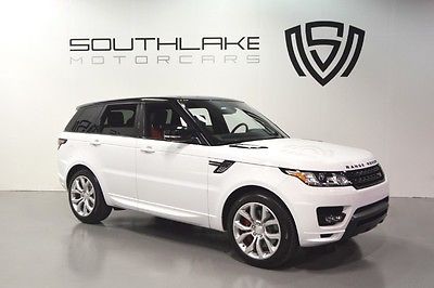 Land Rover : Range Rover Sport Autobiography 14 land rover range rover sport autobiography white on red ac heated front seats