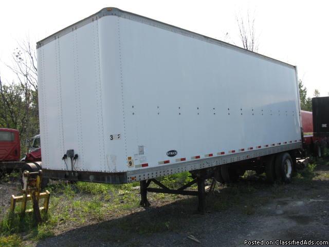28' Alum storage trailer w/ lift gate