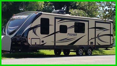 2015 Keystone Bullet Premier 31BHPR 31ft Travel Trailer 2 Slide Outs Sleeps 10