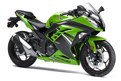 Kawasaki : Ninja 2014 kawasaki ninja 300 green