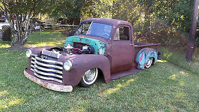 Chevrolet : Other Pickups Base 1953 chevy truck bagged ratrod patina shop truck rat rod