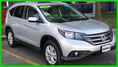 Honda : CR-V EX-L Certified Leather Heated Moon-roof AWD Clean! 2013 ex l used certified 2.4 l i 4 16 v auto silver 4 wd awd suv leather roof