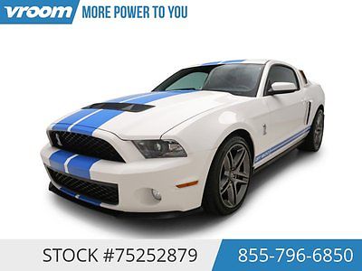 Ford : Mustang Certified 2012 5K MILES NAV 2012 ford mustang shelby gt 500 5 k miles navigation shaker clean carfax vroom