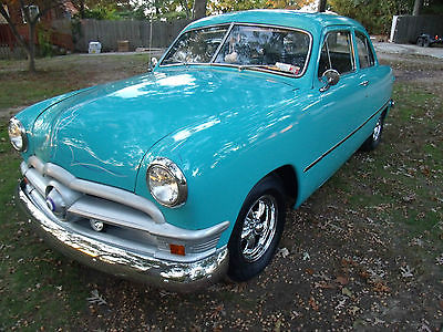 Ford : Other sedan 1950 ford 2 door street rod 302 motor c 4 automatic tranny beautiful in and out